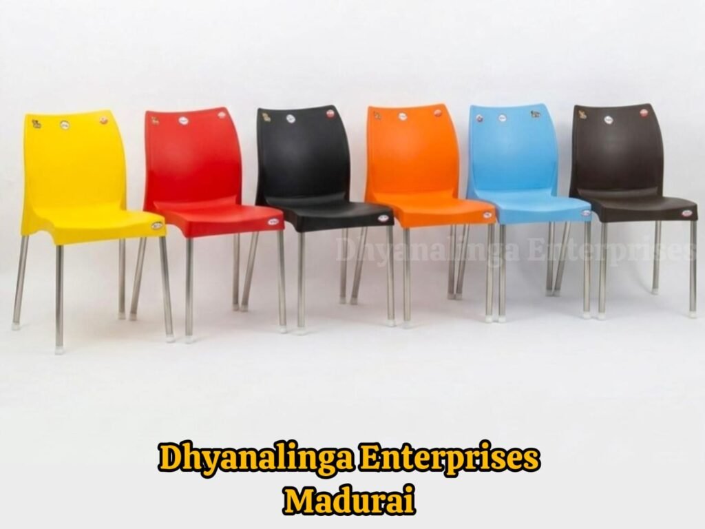 Plastic Chair with Stainless Steel