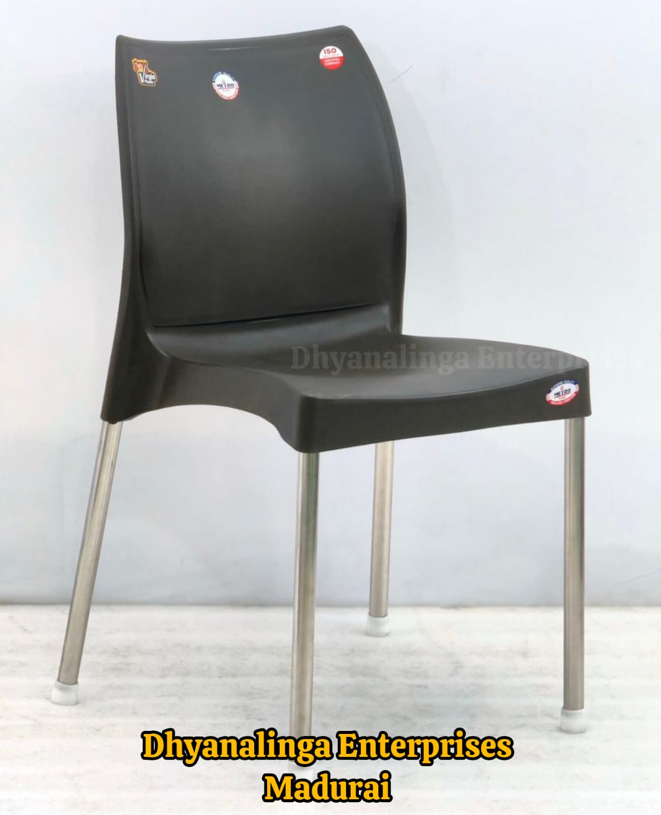 Premium Plastic Chair with Stainless Steel Leg - Image 4