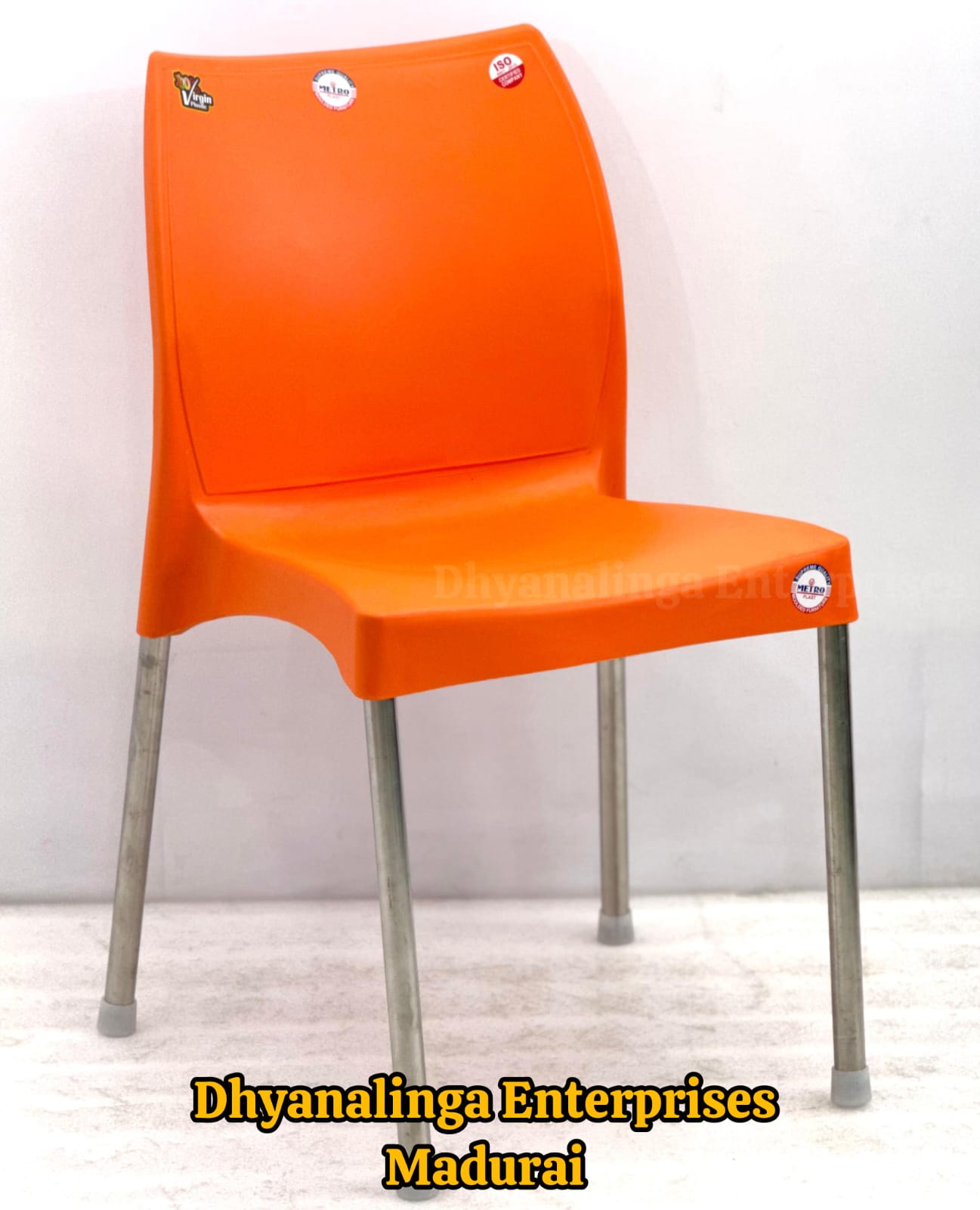 Premium Plastic Chair with Stainless Steel Leg - Image 5