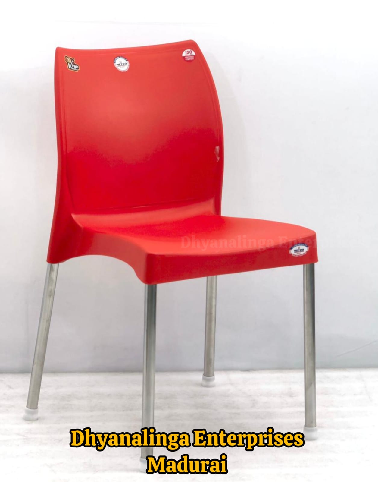 Premium Plastic Chair with Stainless Steel Leg - Image 6