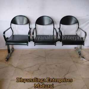 3-Seater Waiting Chair with Armrest