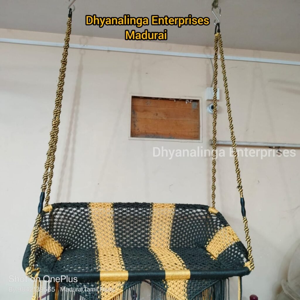 Cotton Netted Rope Swing 2 Seater