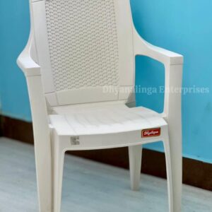 Plastic Arm Chair Diamond White