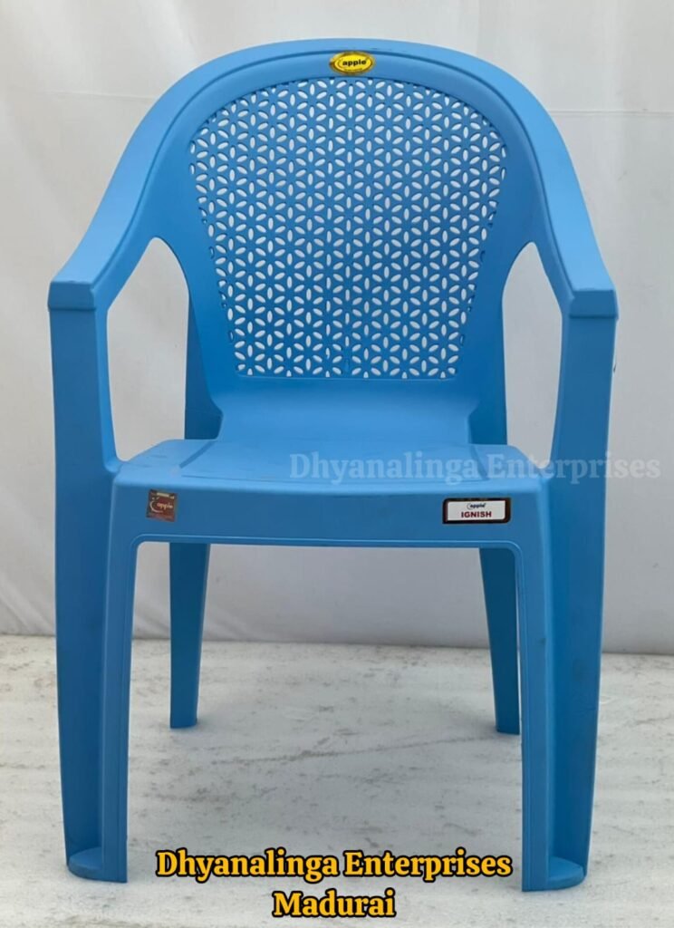 Premium Flower Design Plastic Arm Chair