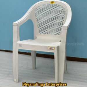Plastic Arm Chair Ignish White