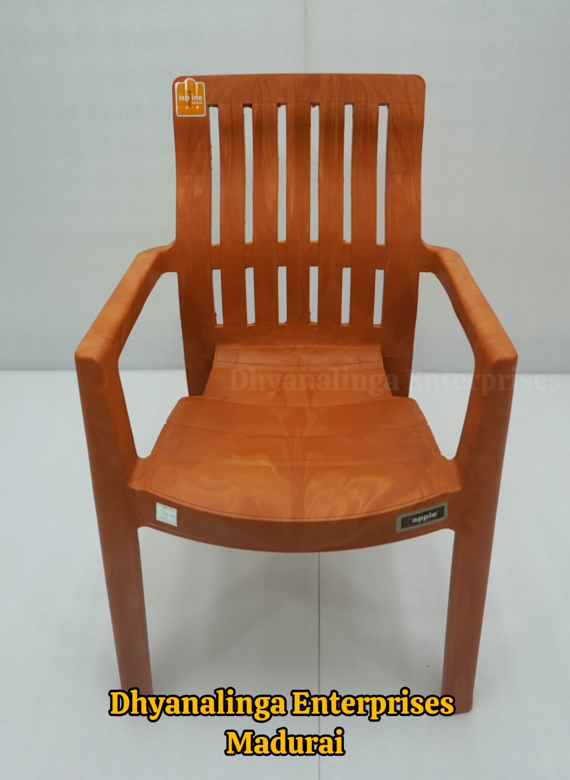 Plastic Chair with Armrest and Back Support - Image 5