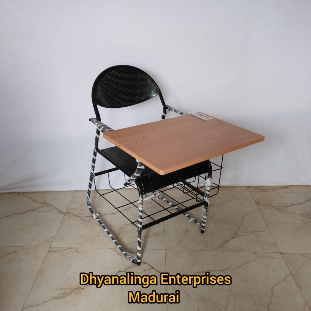 Study Chair With Writing Pad