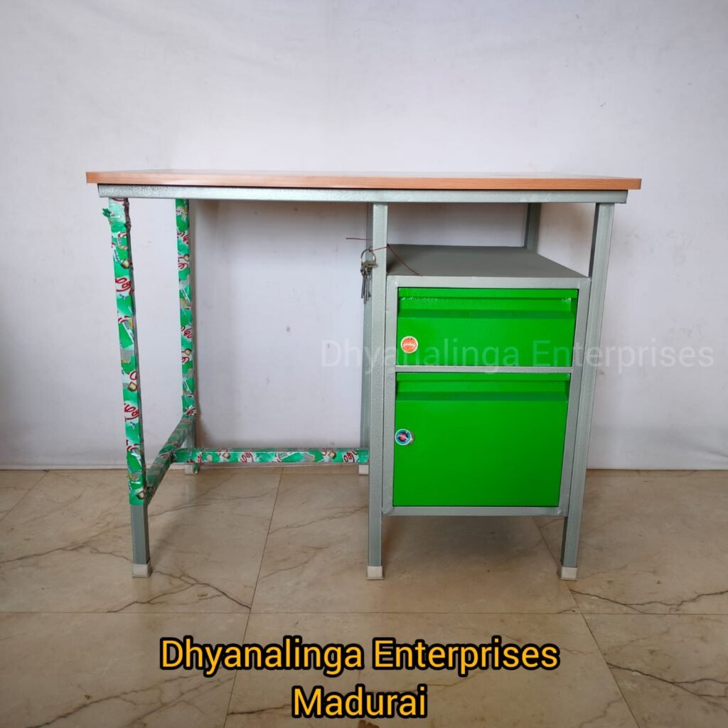 Steel Office Table with Drawer Cabinet
