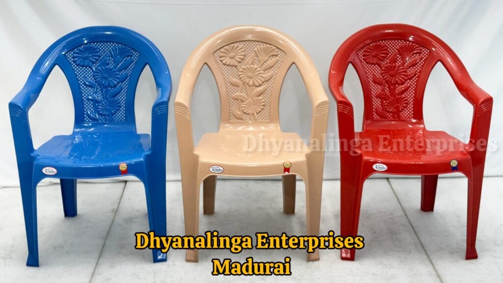 Plastic Chair Flower Model
