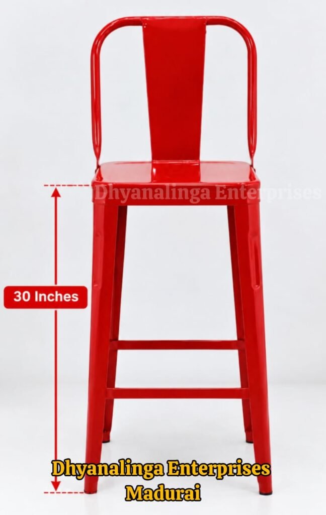 Restaurant metal bar stools